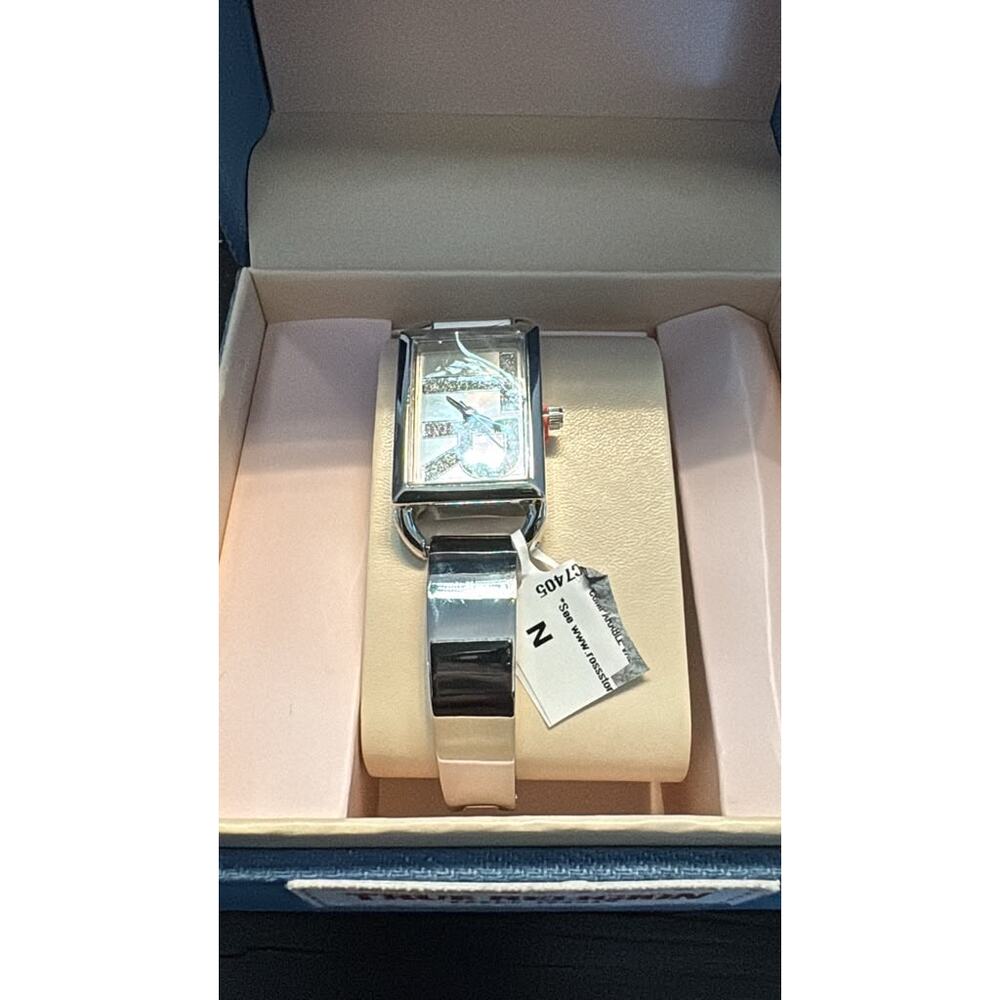 True Religion Rectangular Silver Bangle Watch - Picture 3 of 6